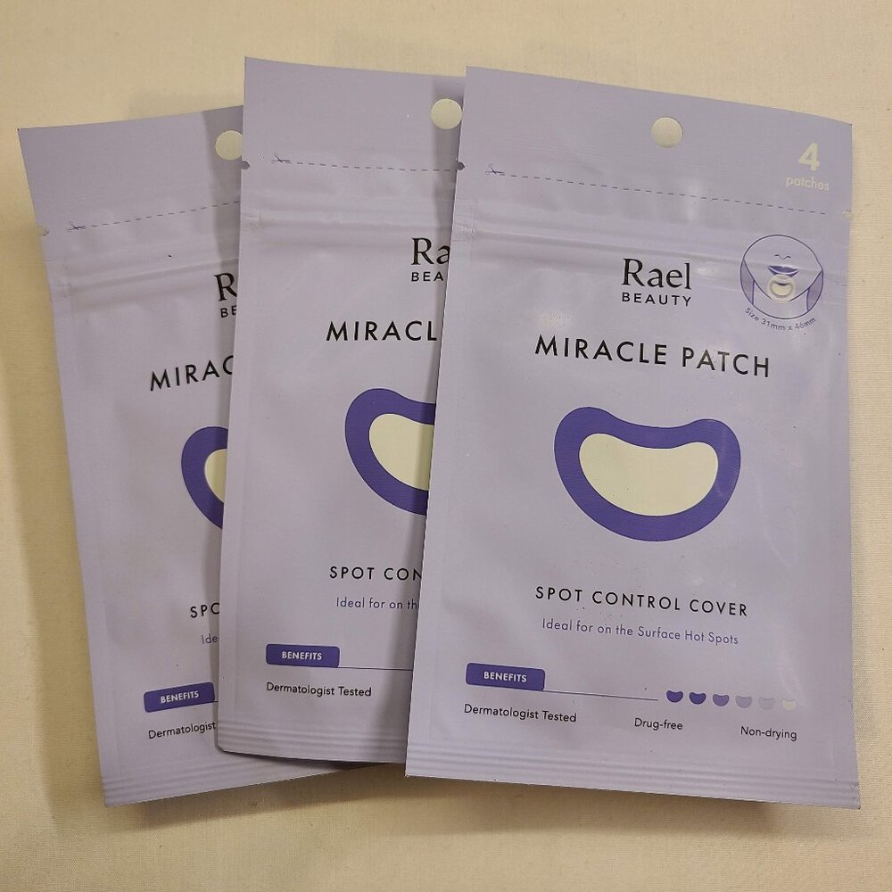3X RAEL BEAUTY MIRACLE HYDROCOLLOID PATCHES